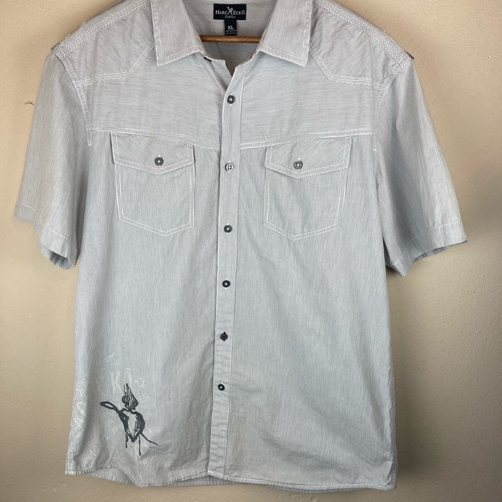 Marc Ecko Cut & Sew Men’s Button Down Shirt